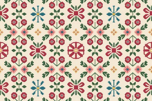 Ethnic Folk Embroidery Pattern
